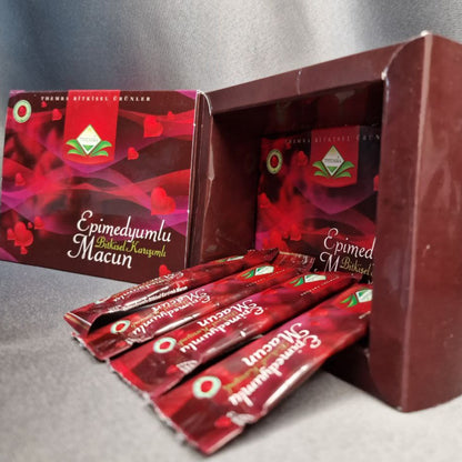 Pasta Macun cutie cu 12 stikuri - îmbunătățește potența la bărbați și amplifică sensibilitatea la femei.