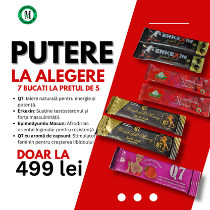 Putere la Alegere ,Pachet Promoțional - 7 Bucăți la Prețul de 5!