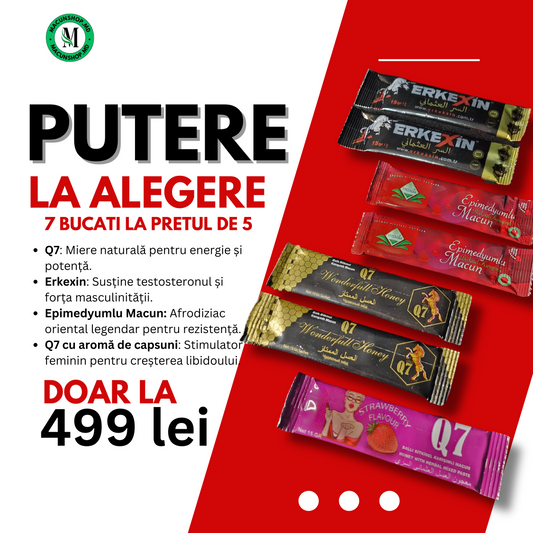 Putere la Alegere ,Pachet Promoțional - 7 Bucăți la Prețul de 5!