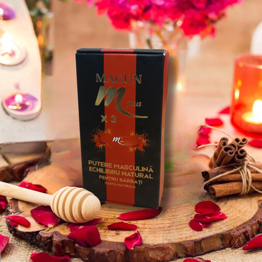 Macun MPlus (Коробка с 3 пакетиками)-афродизиаков для повышения потенции и здоровья простаты.