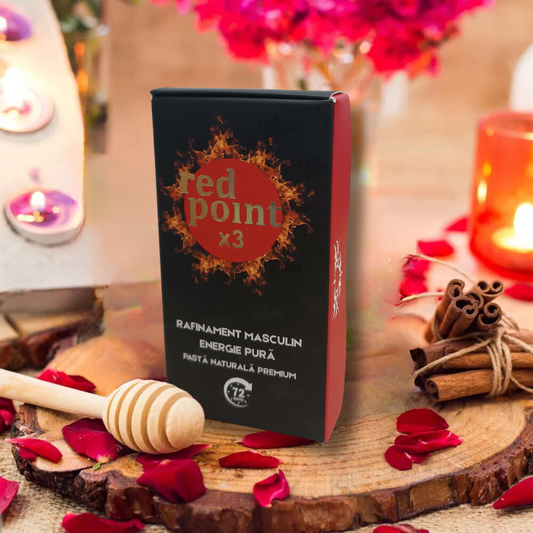 Red Point Premium Honey Paste (cutie cu 3 plicuri) – suport natural pentru potență, libido și rezistență